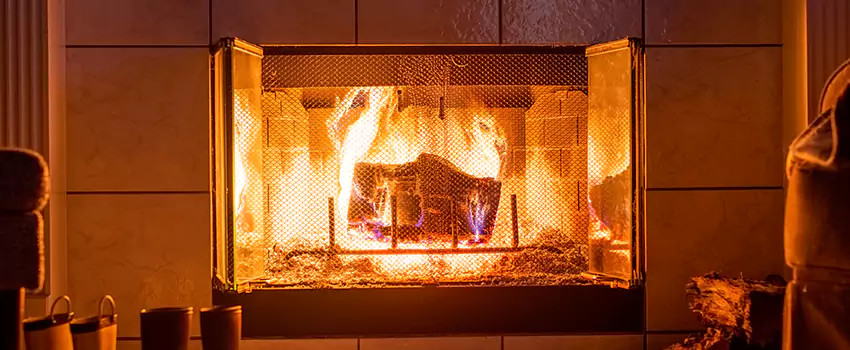 Mendota Hearth Landscape Fireplace Installation in Fords, New Jersey