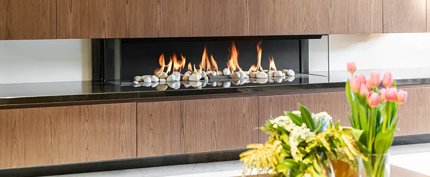 Double-height Fireplace Design Refurbishment in Fords, New Jersey