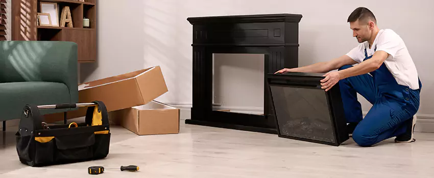 Old Rusted Metal Fireplace Repair And Replacement in Fords, NJ