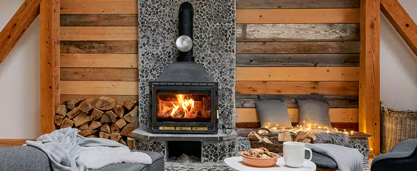 Thelin Hearth Products Direct Vent Gas Stove Fireplace Inspection in Fords, New Jersey